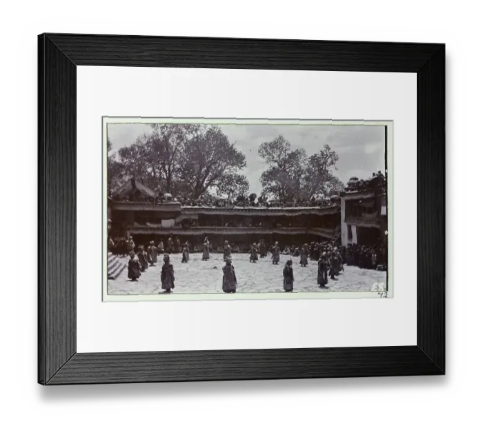 Framed Print : Photograph from a fascinating album which reveals new details on a little-known campaign in which a British military force brushed aside Tibetan defences to capture Lhasa, in 1904 Framed Print : Photograph from a fascinating album which reveals new details on a little-known campaign in which a British military force brushed aside Tibetan defences to capture Lhasa, in 1904