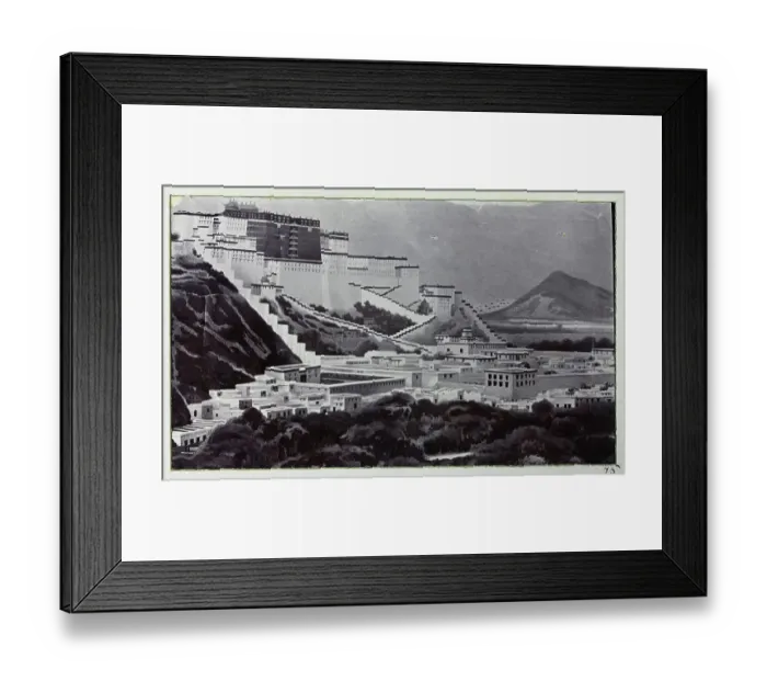 Framed Print : Photograph from a fascinating album which reveals new details on a little-known campaign in which a British military force brushed aside Tibetan defences to capture Lhasa, in 1904 Framed Print : Photograph from a fascinating album which reveals new details on a little-known campaign in which a British military force brushed aside Tibetan defences to capture Lhasa, in 1904