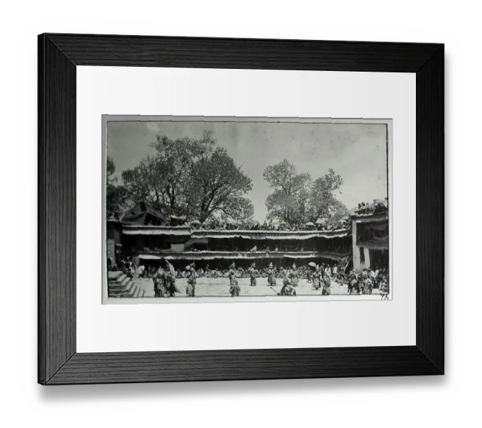 Framed Print : Photograph from a fascinating album which reveals new details on a little-known campaign in which a British military force brushed aside Tibetan defences to capture Lhasa, in 1904 Framed Print : Photograph from a fascinating album which reveals new details on a little-known campaign in which a British military force brushed aside Tibetan defences to capture Lhasa, in 1904