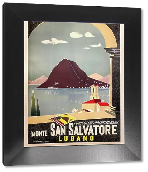 Poster, Monte San Salvatore, Lugano, Switzerland