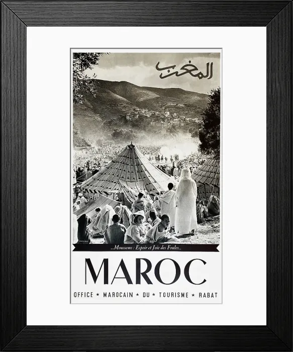 Framed Print : Poster, Morocco Framed Print : Poster, Morocco