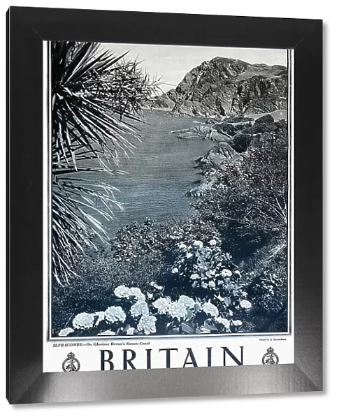 Poster, Ilfracombe, Devon, Britain