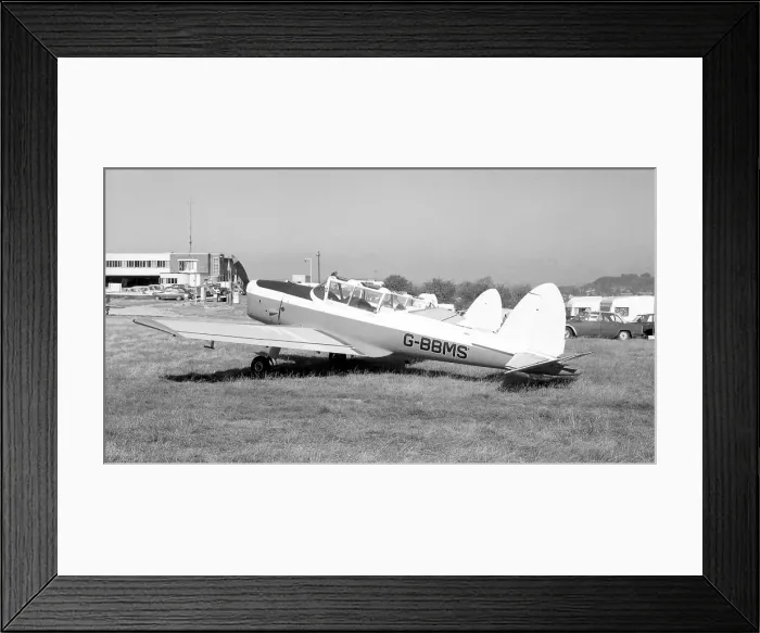 Framed Print : de Havilland Chipmunk 22 G-BBMS Framed Print : de Havilland Chipmunk 22 G-BBMS