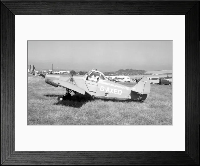 Framed Print : Piper Pawnee B G-AXED