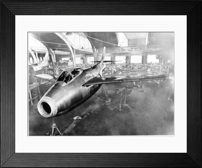 Framed Print : SAAB J29 Tunnan prototype Framed Print : SAAB J29 Tunnan prototype