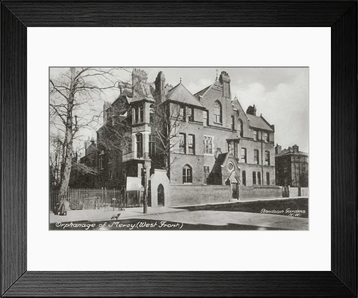 Framed Print : Orphanage of Mercy, Randolph Gardens, Kilburn Framed Print : Orphanage of Mercy, Randolph Gardens, Kilburn