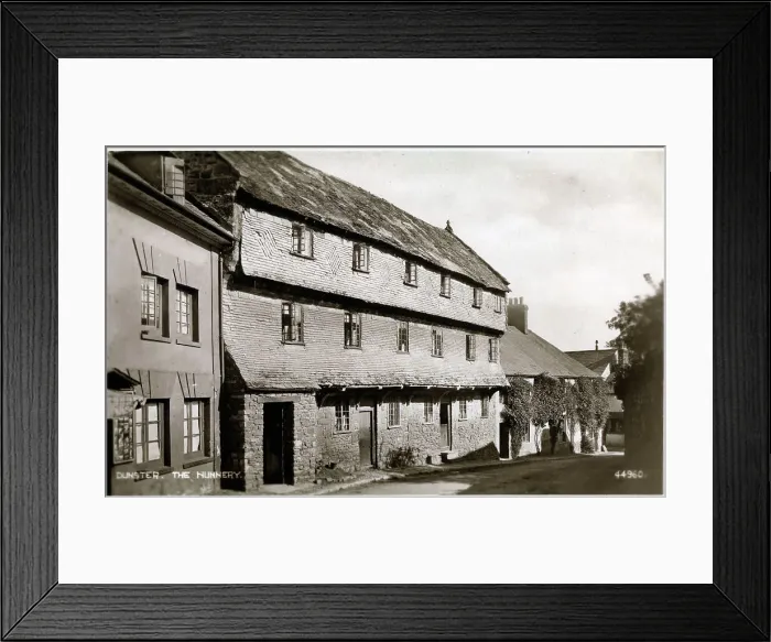 Framed Print : The Nunnery, Church Street, Dunster, Somerset Framed Print : The Nunnery, Church Street, Dunster, Somerset