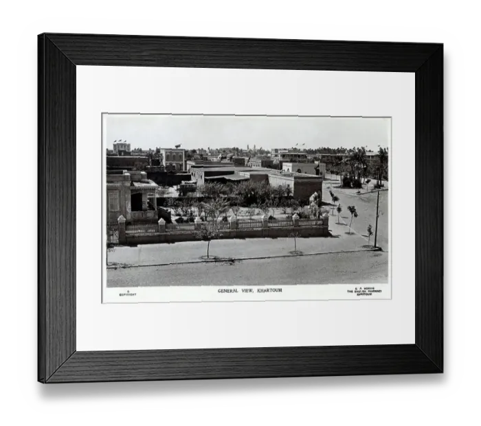 Framed Print : Khartoum, Sudan - General panoramic view Framed Print : Khartoum, Sudan - General panoramic view