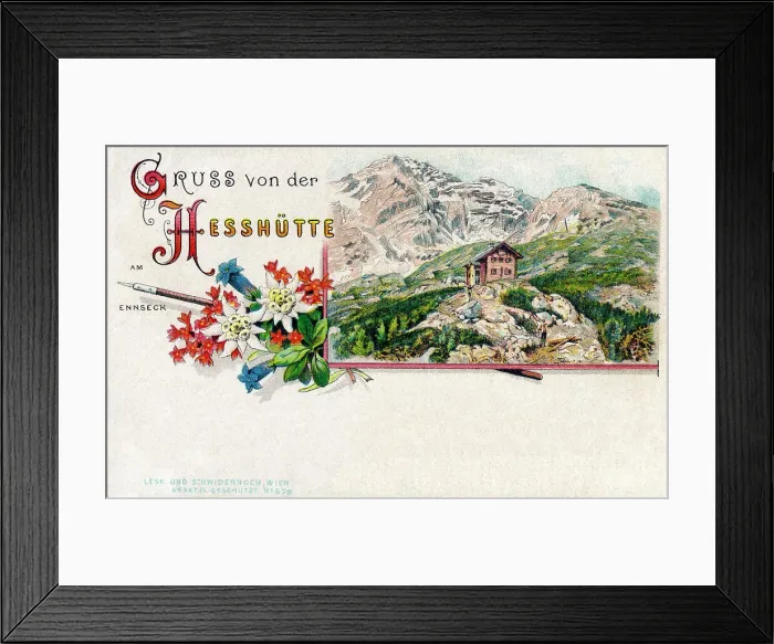 Framed Print : Hesshutte, Gesause National Park, Austria Framed Print : Hesshutte, Gesause National Park, Austria