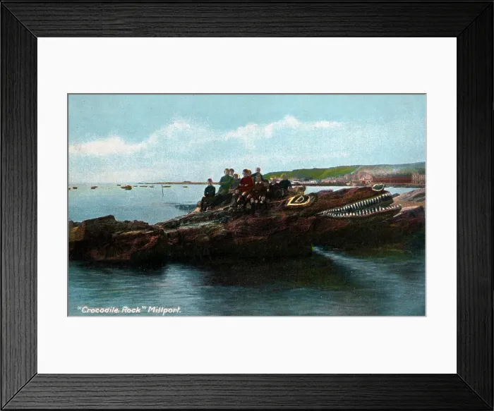Framed Print : Crocodile Rock - Millport, Scotland Framed Print : Crocodile Rock - Millport, Scotland