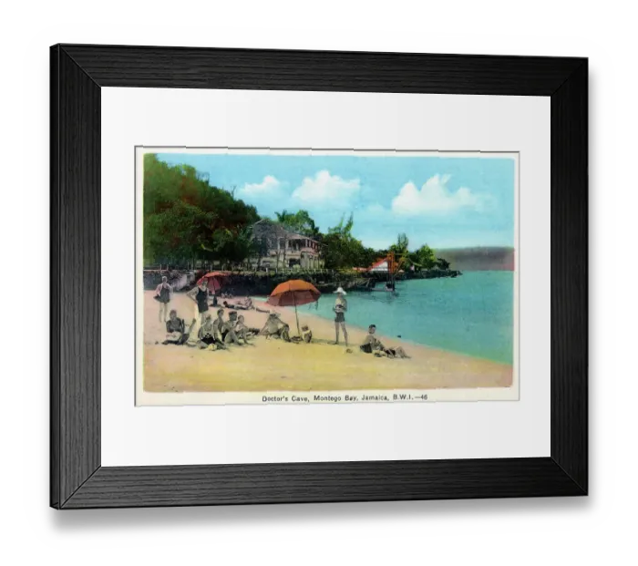 Framed Print : Doctor's Cave, Montego Bay, Jamaica Framed Print : Doctor's Cave, Montego Bay, Jamaica