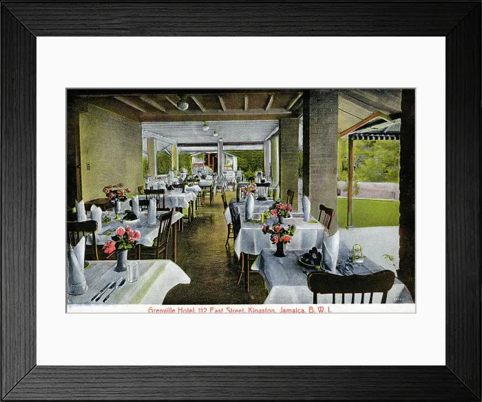 Framed Print : Grenville Hotel, 112 East Street, Kingston, Jamaica Framed Print : Grenville Hotel, 112 East Street, Kingston, Jamaica