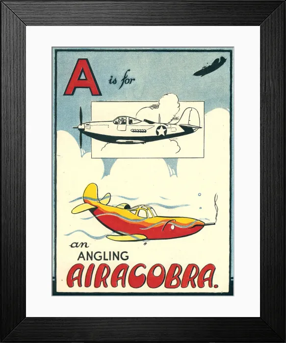 Framed Print : An Angling Airacobra Framed Print : An Angling Airacobra