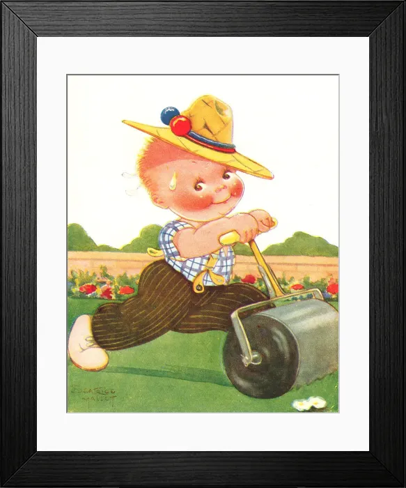 Framed Print : WW2, Digging For Victory