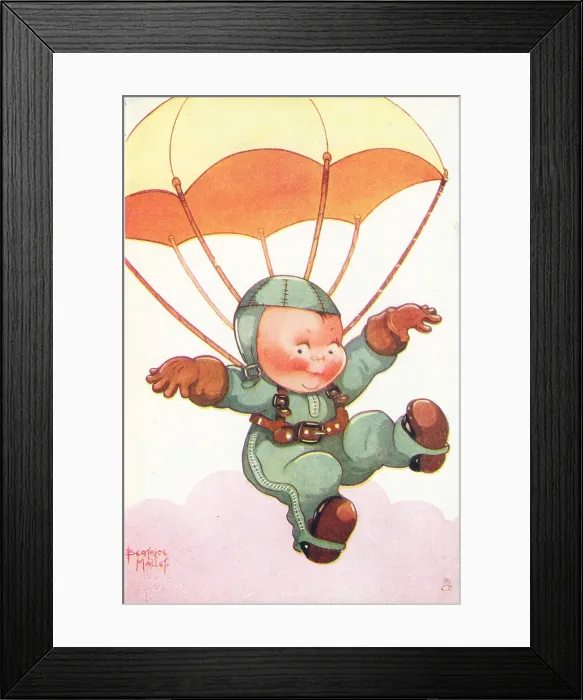 Framed Print : WW2, Paratroop Framed Print : WW2, Paratroop