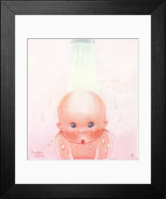 Framed Print : WW2, The Shower Bath Framed Print : WW2, The Shower Bath