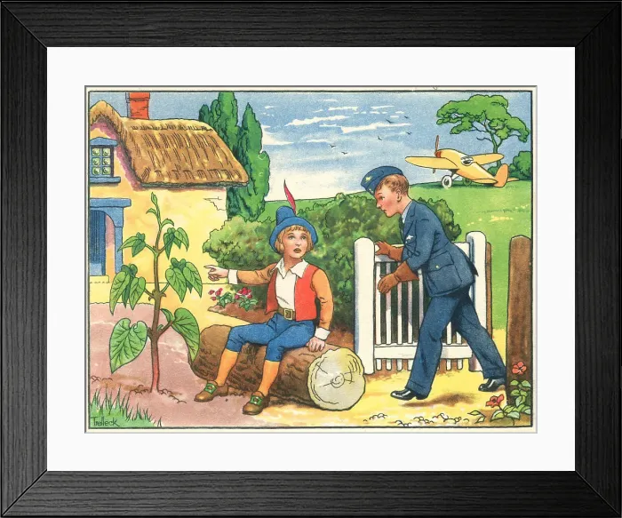 Framed Print : WW2, Jack And The Beanstalk Framed Print : WW2, Jack And The Beanstalk
