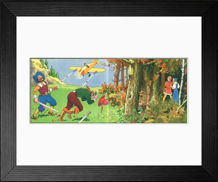 Framed Print : WW2, Peter The Pilot Saves The Children Framed Print : WW2, Peter The Pilot Saves The Children