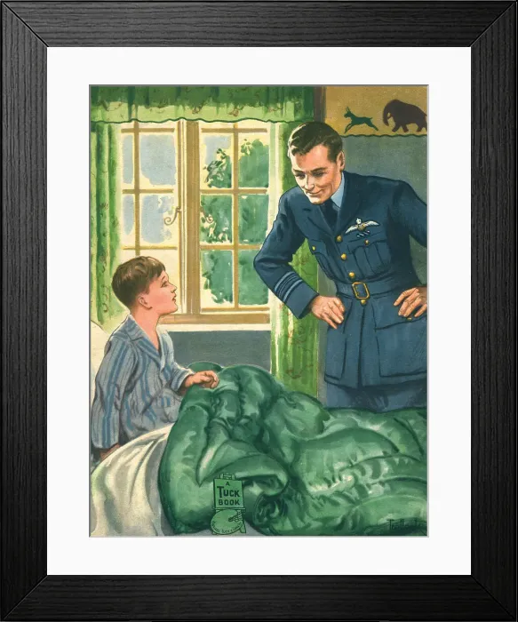 Framed Print : WW2 Peter The Pilot Framed Print : WW2 Peter The Pilot