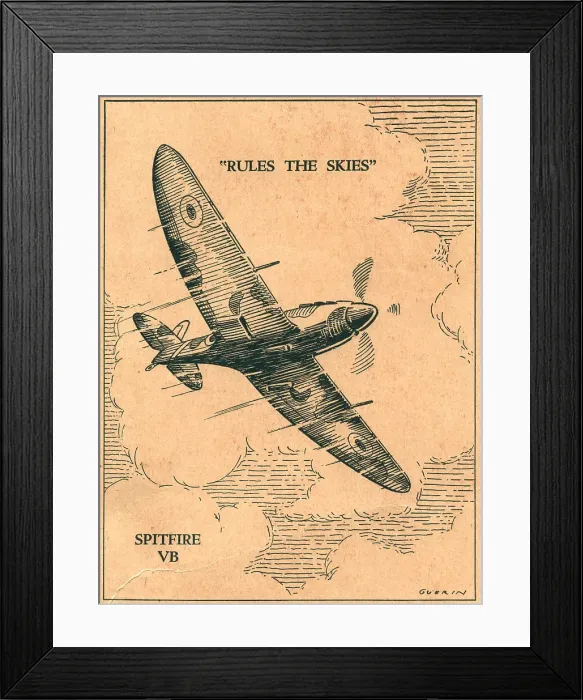 Framed Print : Supermarine Spitfire VB Framed Print : Supermarine Spitfire VB