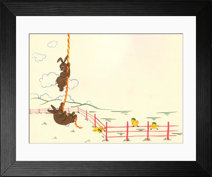 Framed Print : WW2 Chicks And Hares Framed Print : WW2 Chicks And Hares