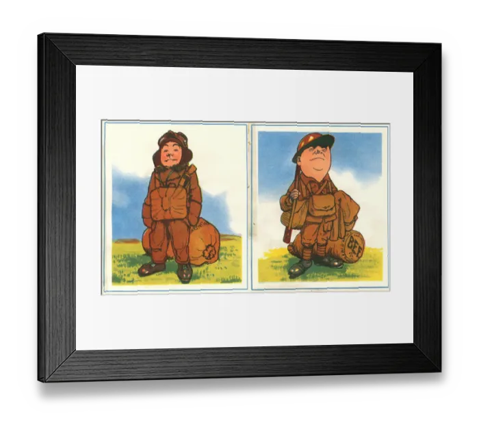 Framed Print : WW2 Airman And Briton Framed Print : WW2 Airman And Briton