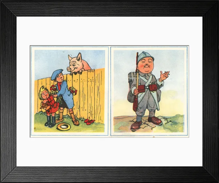 Framed Print : WW2 Evacuees And French Soldier Framed Print : WW2 Evacuees And French Soldier