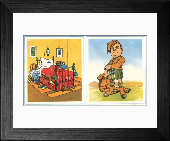 Framed Print : WW2 Bedside Gas Masks And Highlander Framed Print : WW2 Bedside Gas Masks And Highlander
