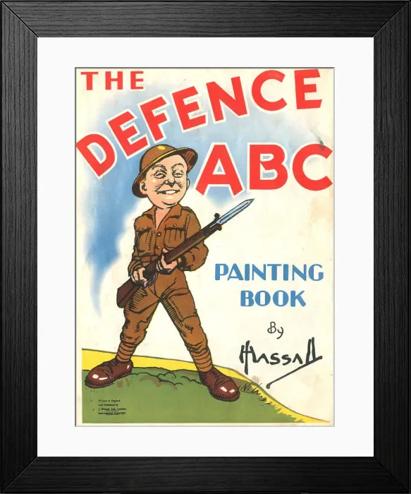 Framed Print : WW2 British Army Soldier With Bayonet Framed Print : WW2 British Army Soldier With Bayonet
