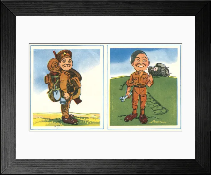Framed Print : WW2 British Soldier Kit And Lancers Framed Print : WW2 British Soldier Kit And Lancers