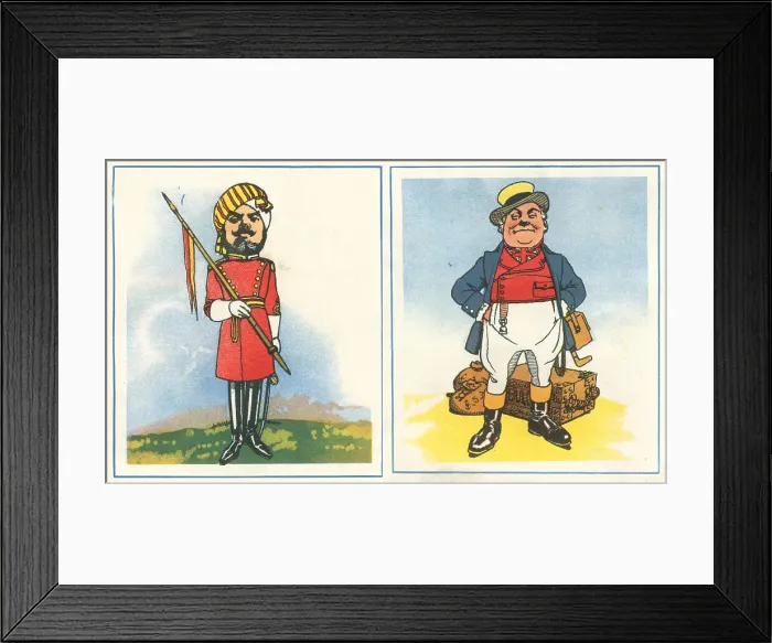 Framed Print : WW2 Indian Soldier And John Bull Framed Print : WW2 Indian Soldier And John Bull