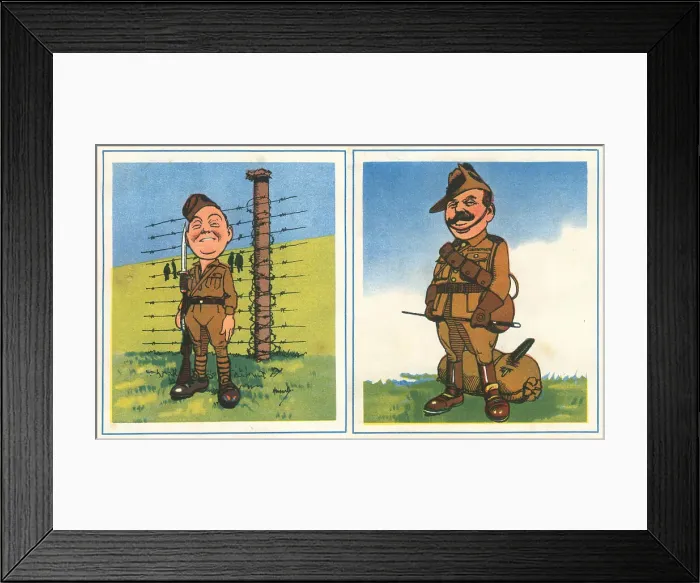 Framed Print : WW2 Soldier And New Zealander Framed Print : WW2 Soldier And New Zealander