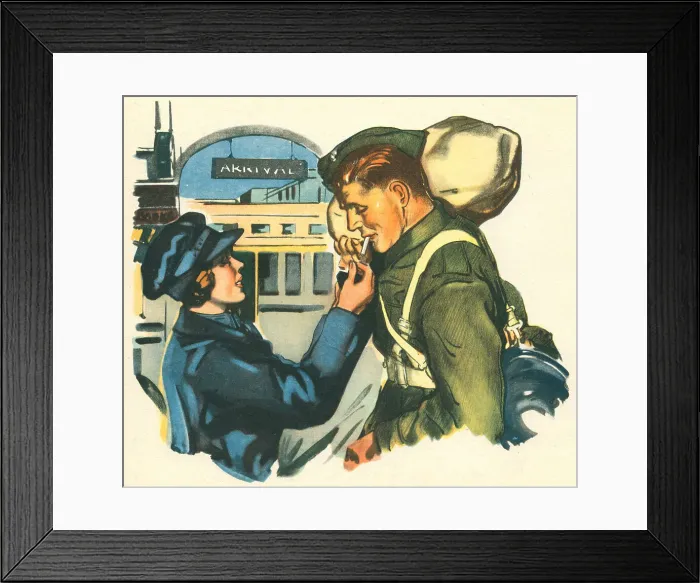 Framed Print : WW2, Returning Troops Framed Print : WW2, Returning Troops