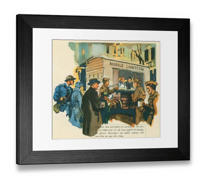 Framed Print : WW2 Mobile Canteen Framed Print : WW2 Mobile Canteen