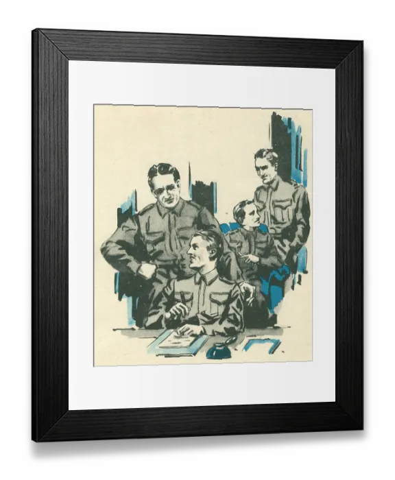 Framed Print : WW2, The Letter Home Framed Print : WW2, The Letter Home