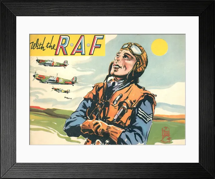Framed Print : With The R. A. F Framed Print : With The R. A. F