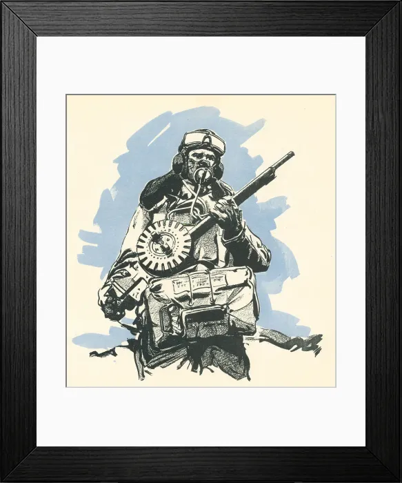 Framed Print : R. A. F. Gunner Framed Print : R. A. F. Gunner