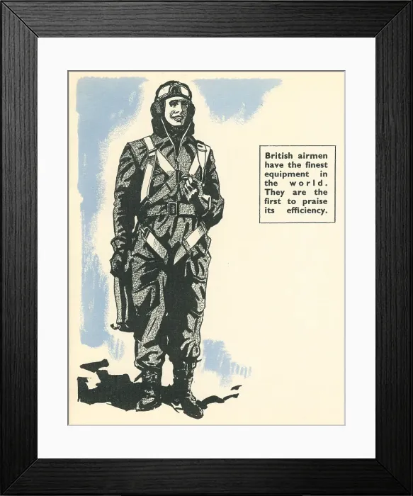 Framed Print : WW2 R. A. F. Airman Framed Print : WW2 R. A. F. Airman