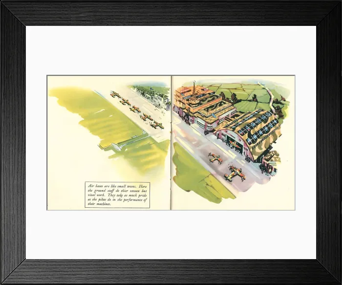 Framed Print : WW2 R. A. F. Air Base Framed Print : WW2 R. A. F. Air Base