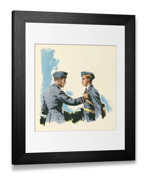 Framed Print : George VI Distinguished Flying Cross Framed Print : George VI Distinguished Flying Cross