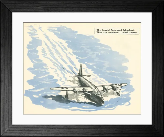 Framed Print : WW2 Coastal Command Flying Boat Framed Print : WW2 Coastal Command Flying Boat