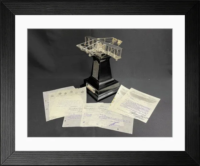 Framed Print : Shell Motor Spirit Silver Trophy, Samuel Cody Archive Framed Print : Shell Motor Spirit Silver Trophy, Samuel Cody Archive
