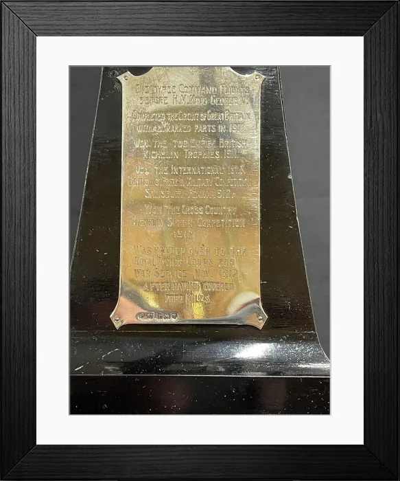 Framed Print : Shell Motor Spirit Silver Trophy, Samuel Cody Archive Framed Print : Shell Motor Spirit Silver Trophy, Samuel Cody Archive