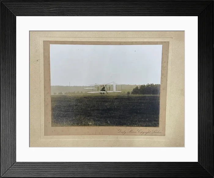 Framed Print : Samuel Cody flying in his aircraft, Samuel Cody Archive Framed Print : Samuel Cody flying in his aircraft, Samuel Cody Archive