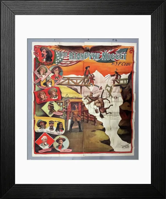 Framed Print : Poster, Samuel Cody, The Klondyke Nugget Framed Print : Poster, Samuel Cody, The Klondyke Nugget
