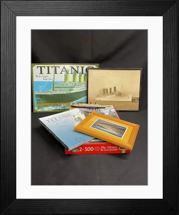 Framed Print : Titanic prints, framed and glazed, book and jigsaw Framed Print : Titanic prints, framed and glazed, book and jigsaw
