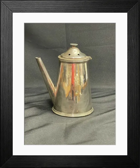 Framed Print : Ocean liner, Elkington silver plated coffee pot Framed Print : Ocean liner, Elkington silver plated coffee pot
