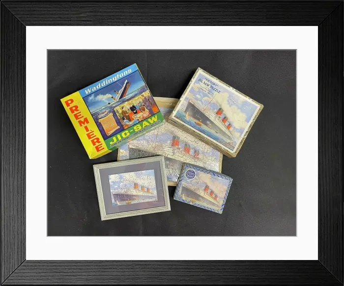 Framed Print : Ocean liner jigsaw puzzles Framed Print : Ocean liner jigsaw puzzles