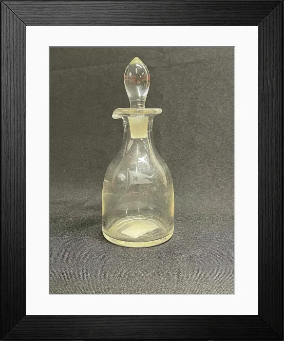 Framed Print : White Star Line, cut glass vinaigrette bottle Framed Print : White Star Line, cut glass vinaigrette bottle