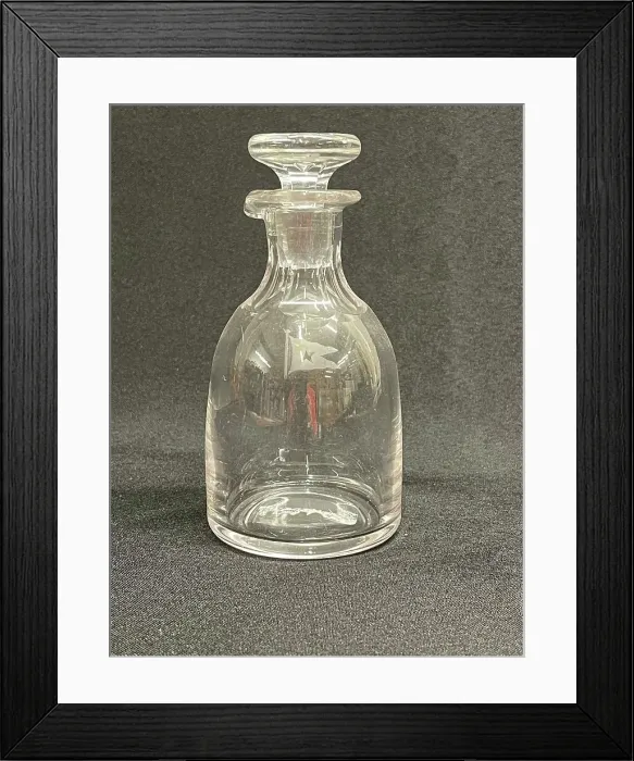 Framed Print : White Star Line, cut glass First Class vinaigrette bottle Framed Print : White Star Line, cut glass First Class vinaigrette bottle